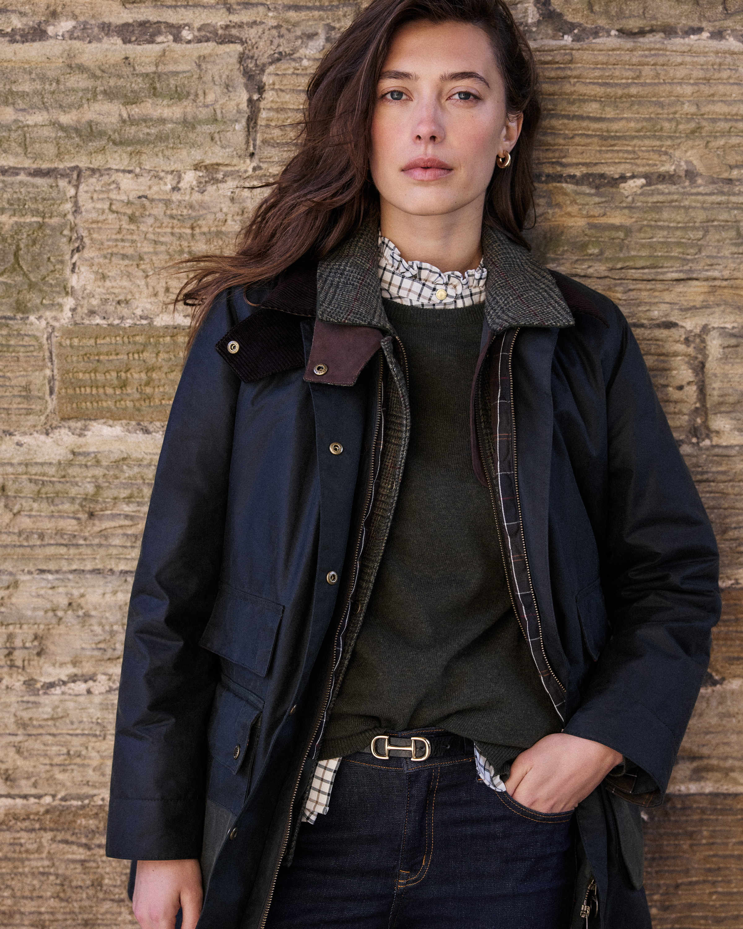 Modern Border Waxed Jacket