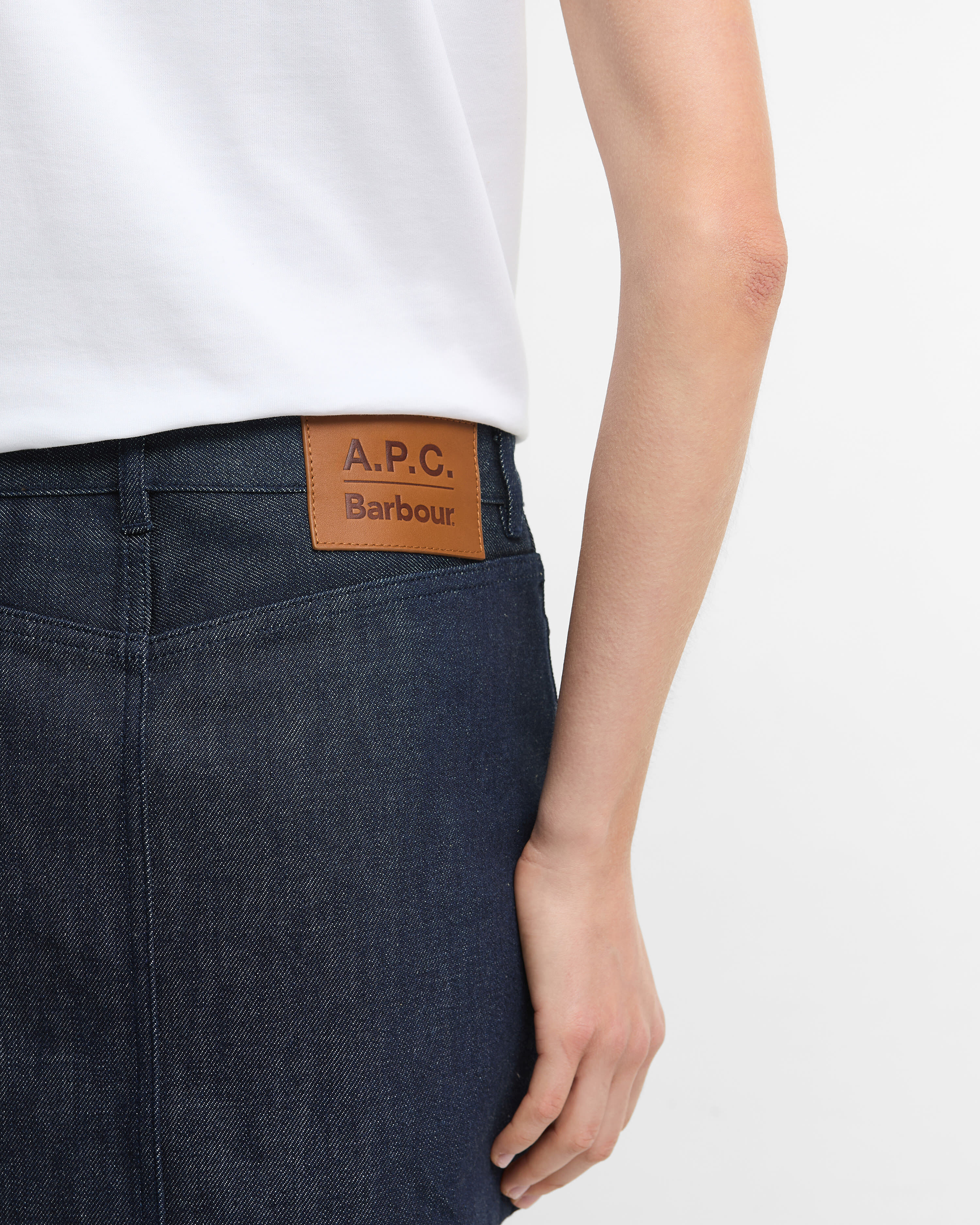 Barbour x A.P.C. Denim Mini Skirt Denim