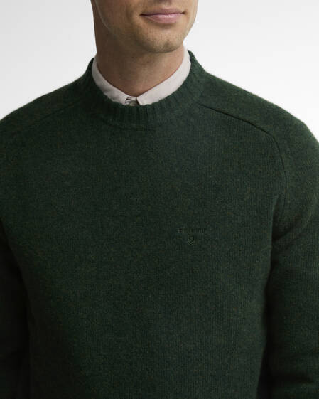 Newtown Crew Neck Jumper Sage