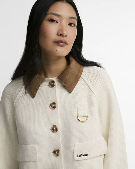 Alverstone Knitted Jacket Ecru