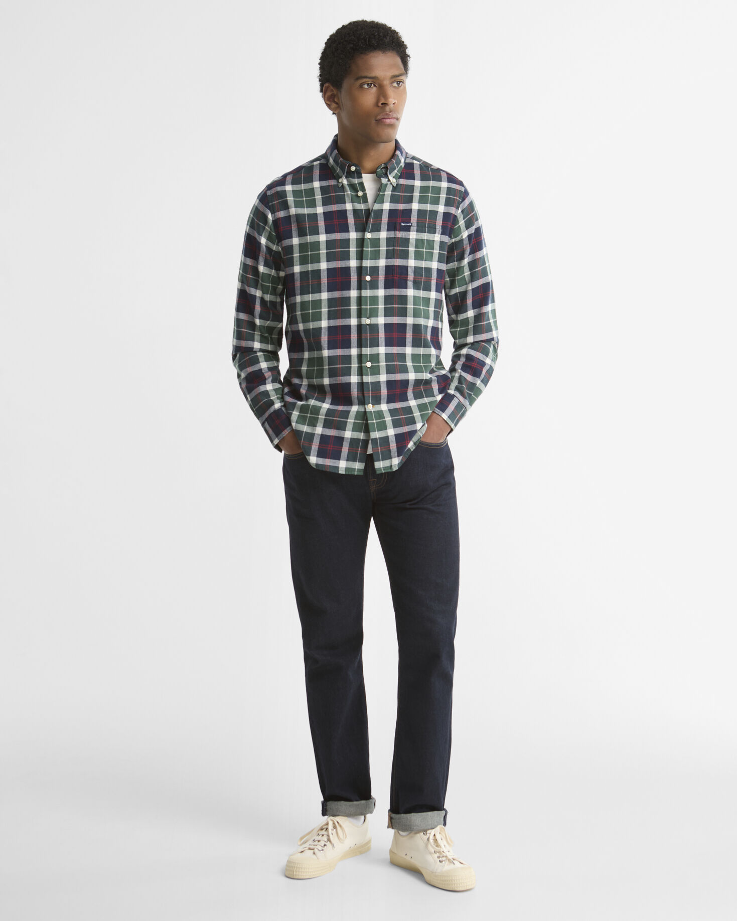 Camicia Fortrose taglio sartoriale Evergreen Tartan