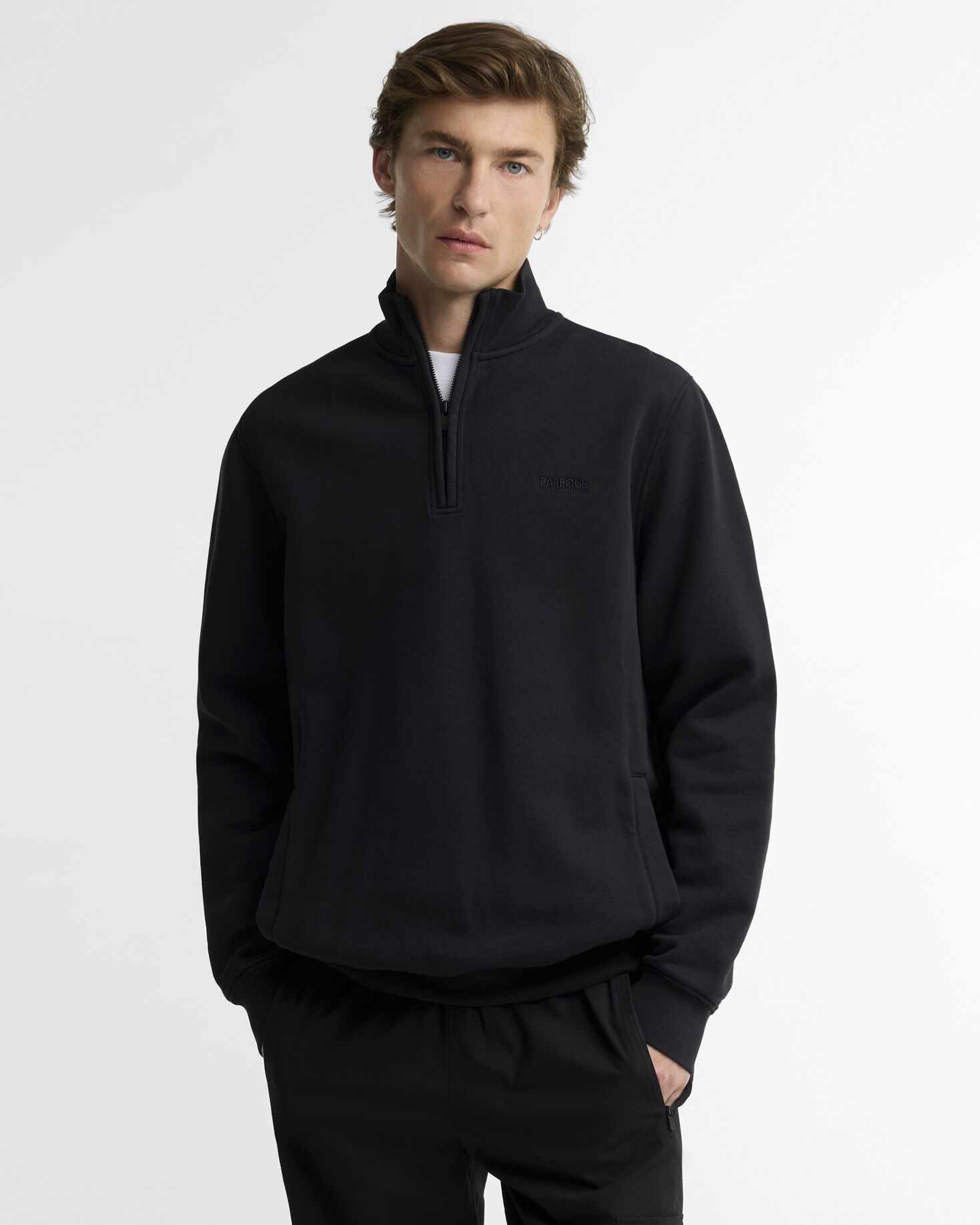 90th Anniversary Half-Zip Sweatshirt Black