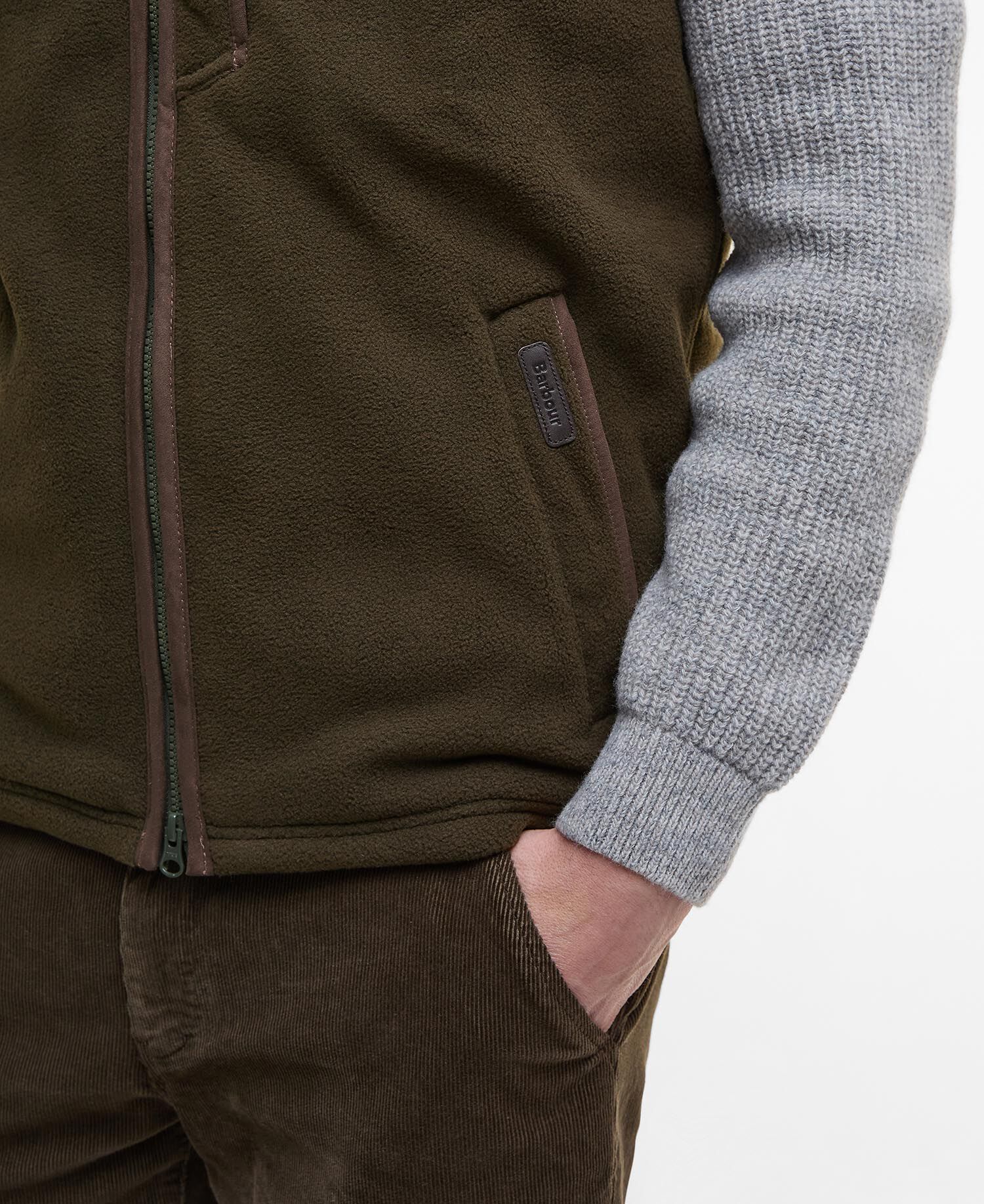 Active Fleece Gilet Olive
