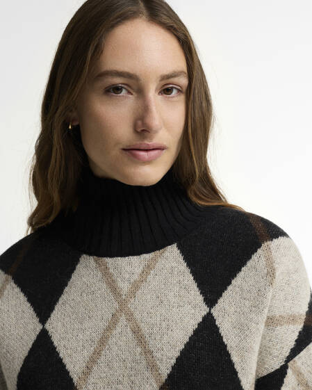 Marlow Argyle Wool Jumper Multi