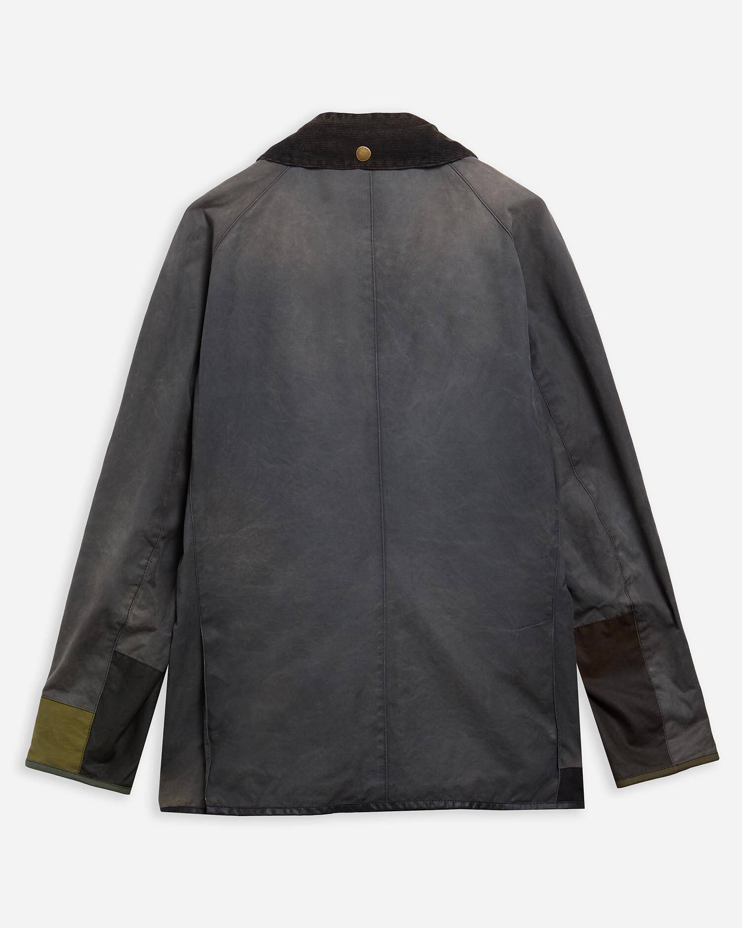 Barbour Re-loved Men's Ashby Waxed Jacket - Size M Navy image number 1