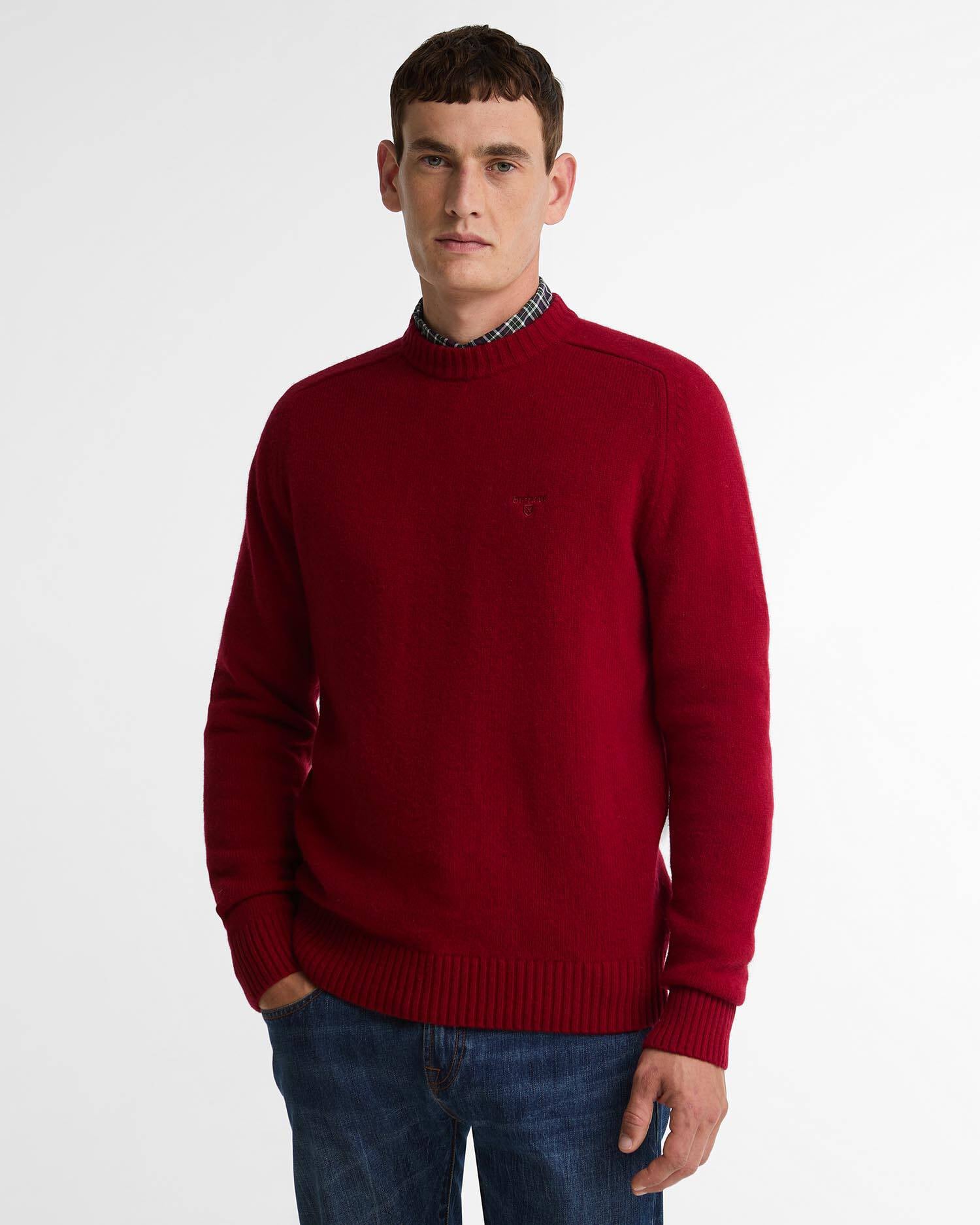 Newtown Crew Neck Jumper Biking Red image number 0