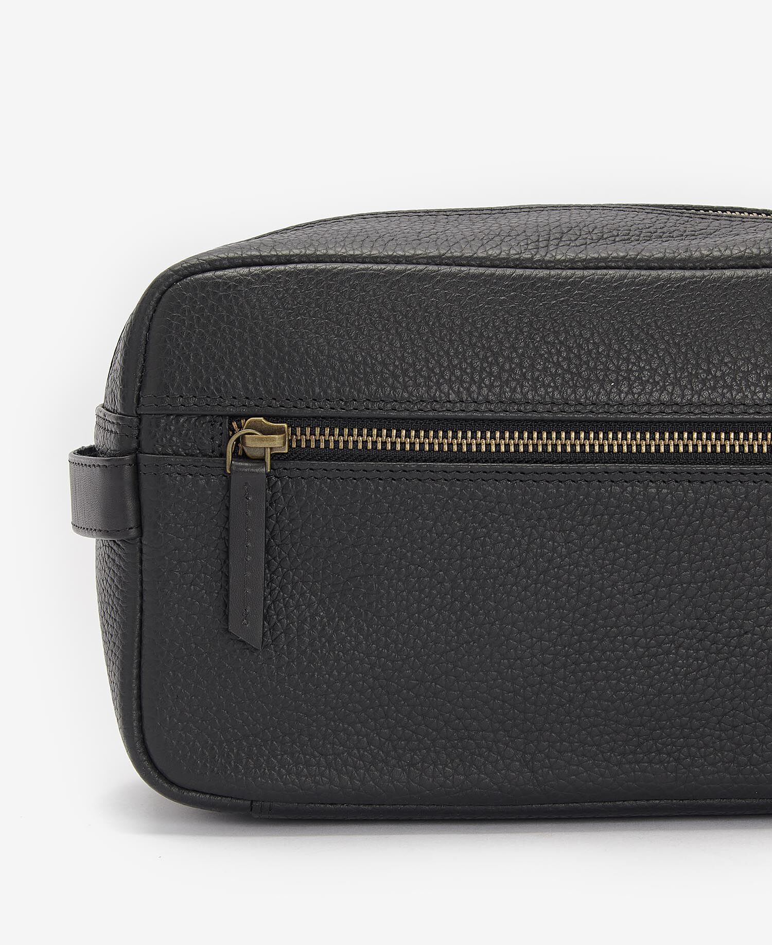Highgate Leather Washbag Classic Black