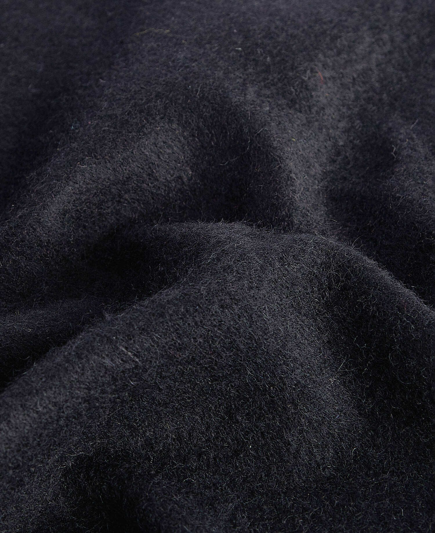 Plain Lambswool Scarf Classic Black image number 4