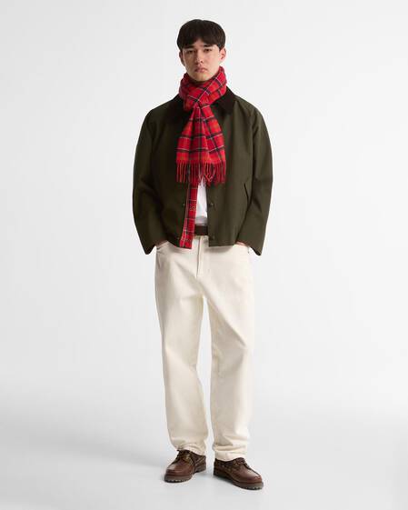 Schal Tartan Lammwolle Cardinal Tartan