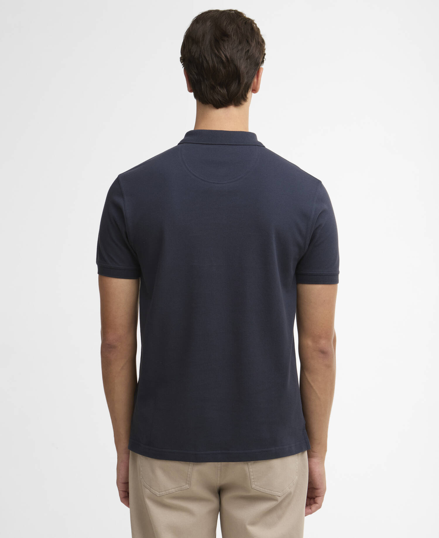 Pima Cotton Tailored Polo New Navy image number 2