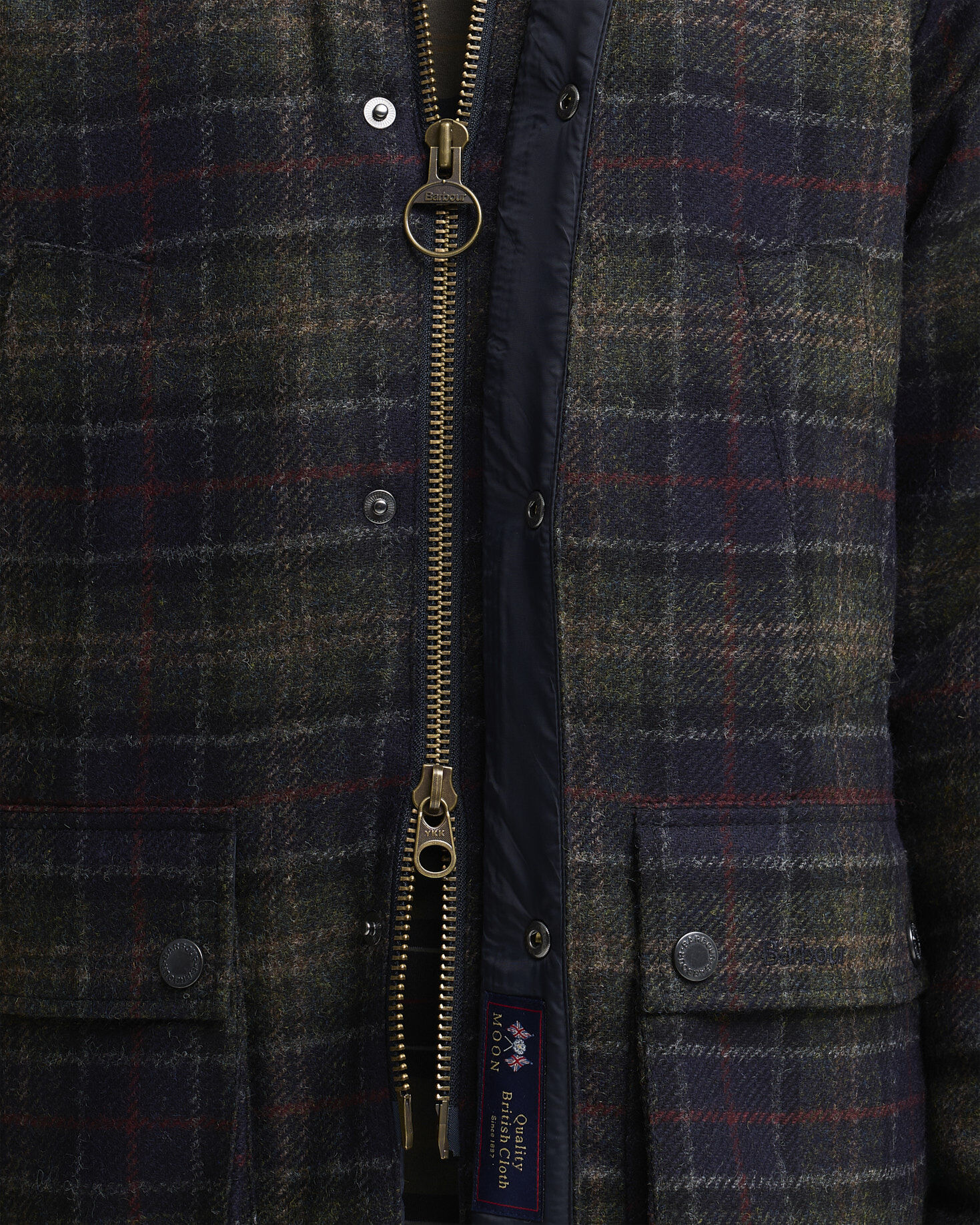 Tartan Bedale Wool Jacket Shadow Classic Tartan