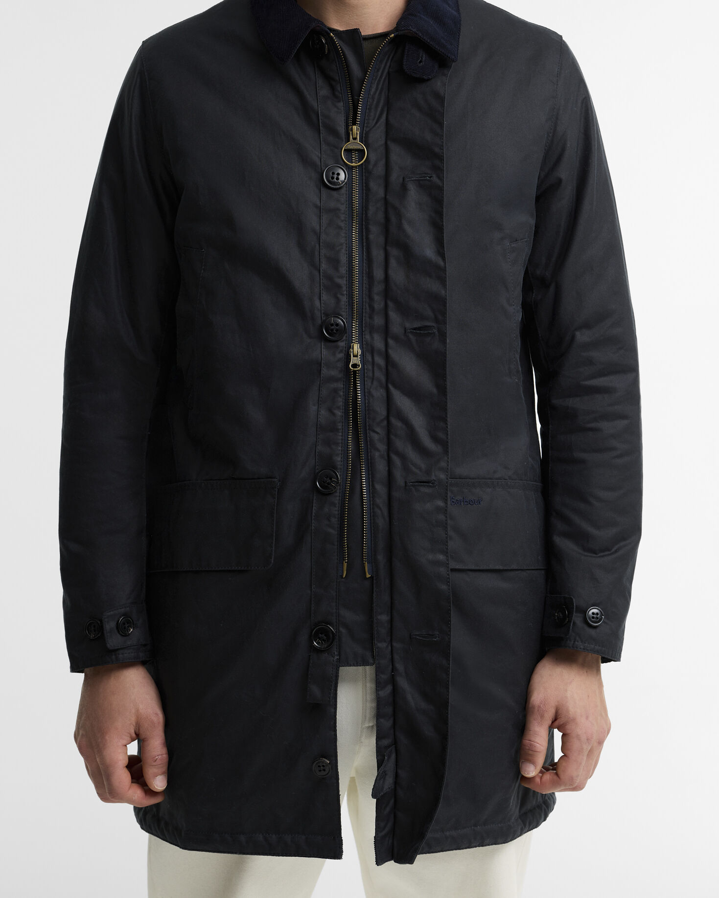 Waxed Mac Navy/Shadow Classic