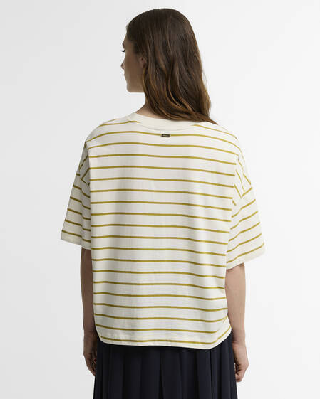 Ambleside Striped T-Shirt Cloud/Pear