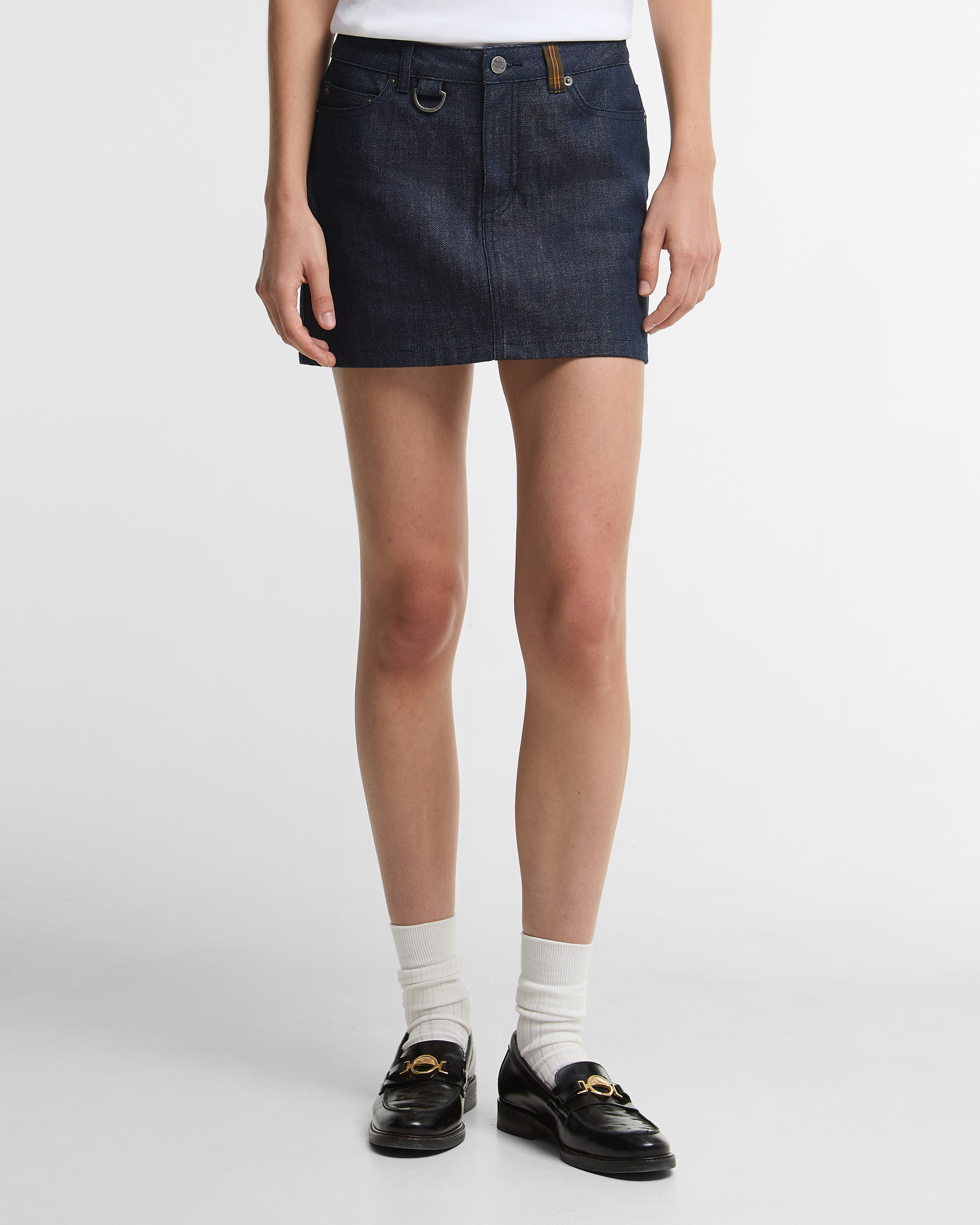 Barbour x A.P.C. Denim Mini Skirt Denim