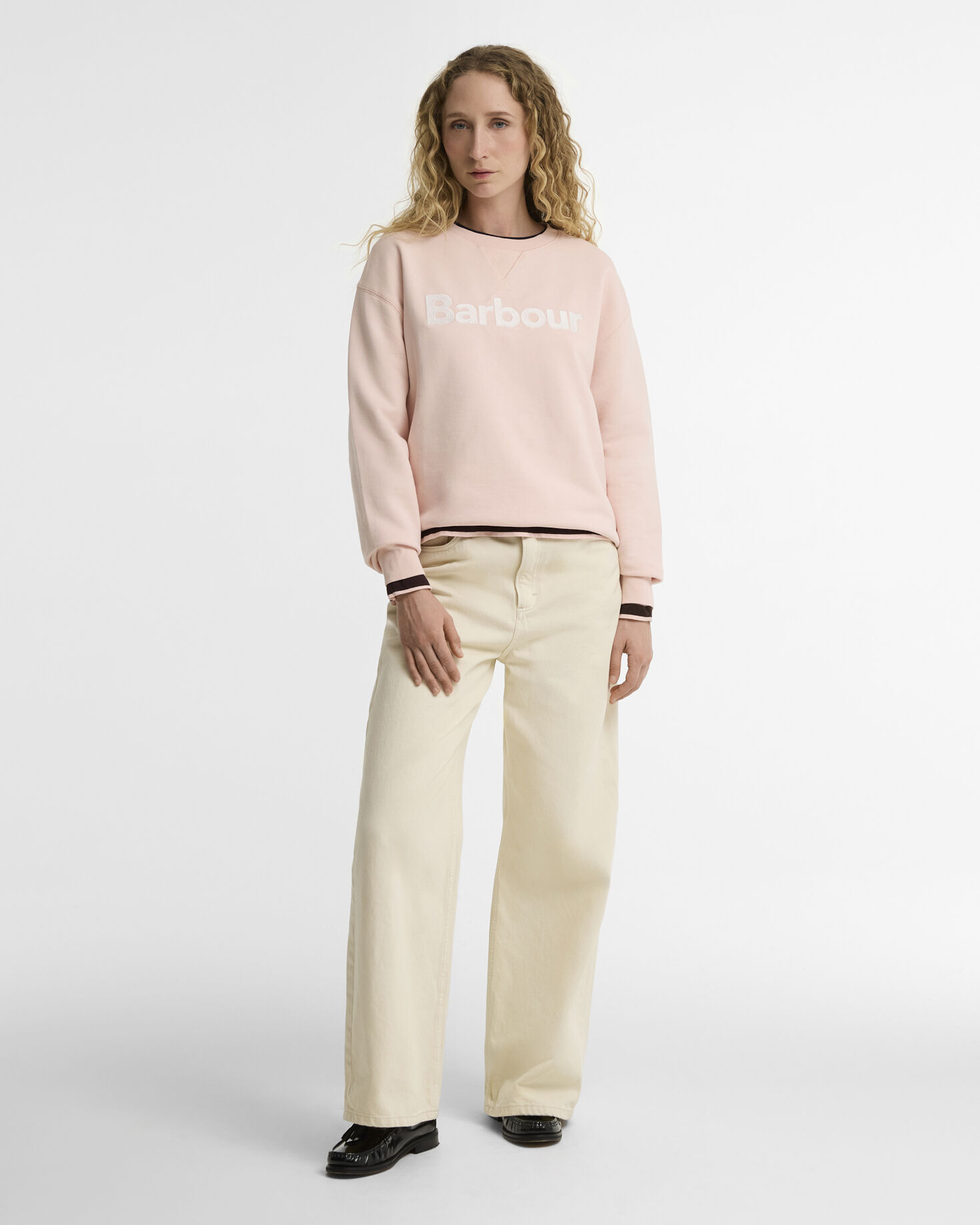 Hartland Logo Sweatshirt Pink Blush