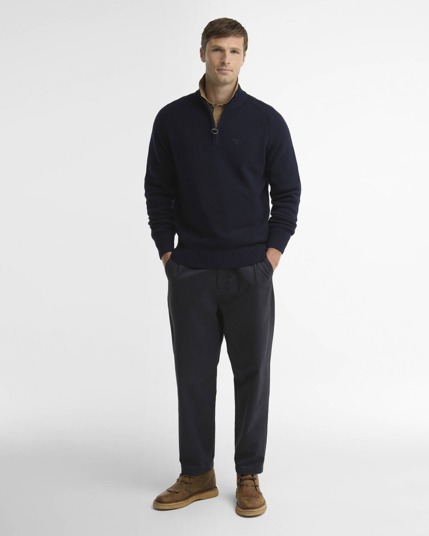 Newtown Half-Zip Jumper Navy image number 1