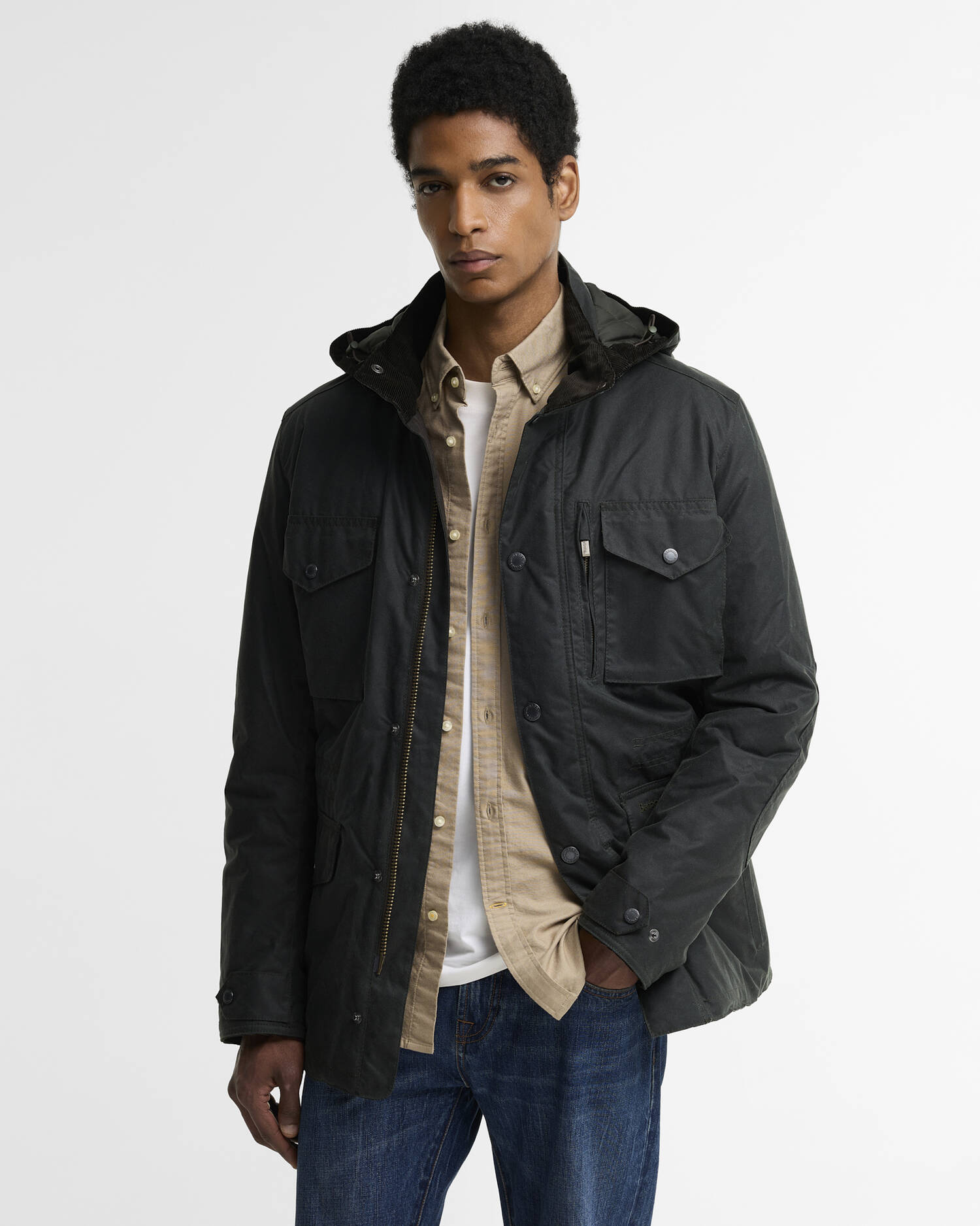 Winter Sapper Waxed Jacket Sage/Shadow Classic image number 0