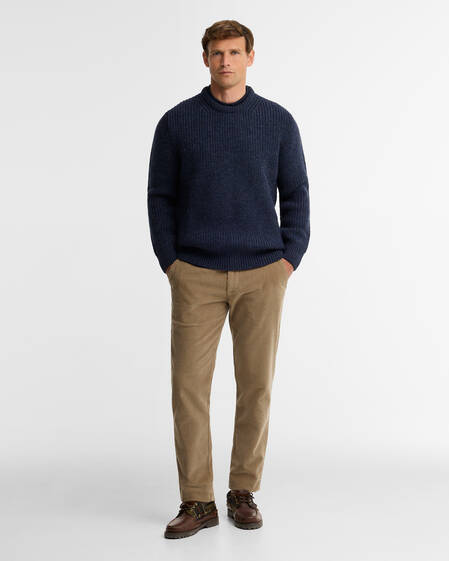 New Tyne Crew Neck Jumper Denim
