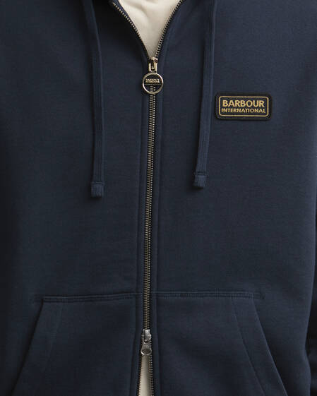Pull Graphic Hoodie Navy