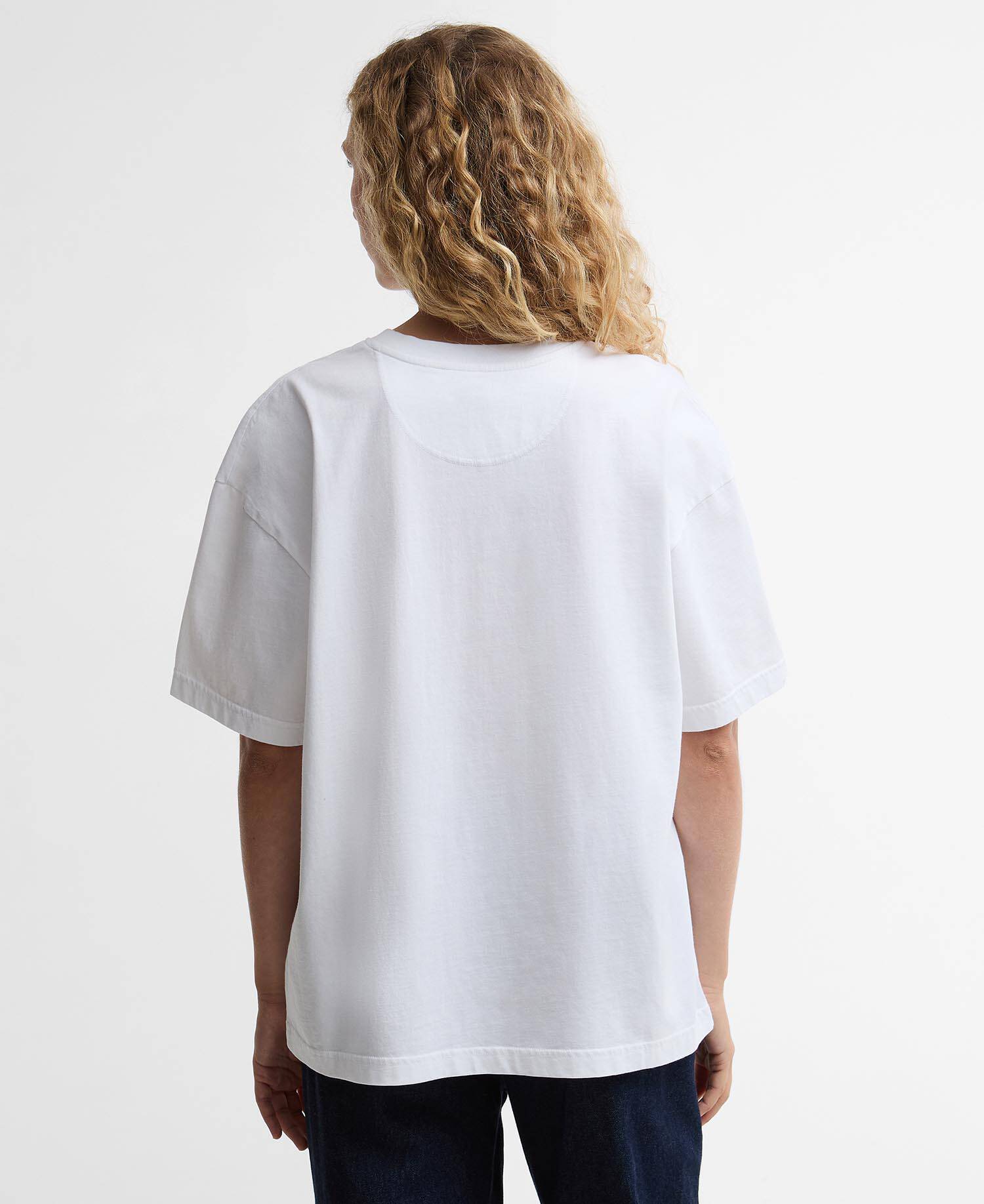 Barbour x Mul T-Shirt Grainger Oversized White image number 2