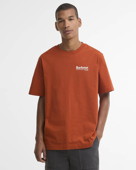 Barbour T-Shirt Birchcliffe Graphic Relaxed Roobios