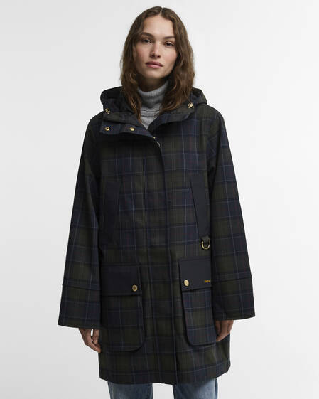 Rotsea Checked Waterproof Jacket Shadow Classic Tartan