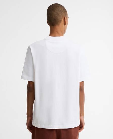T-shirt con taschino Ivergill dalla vestibilit&agrave; comoda Bright White