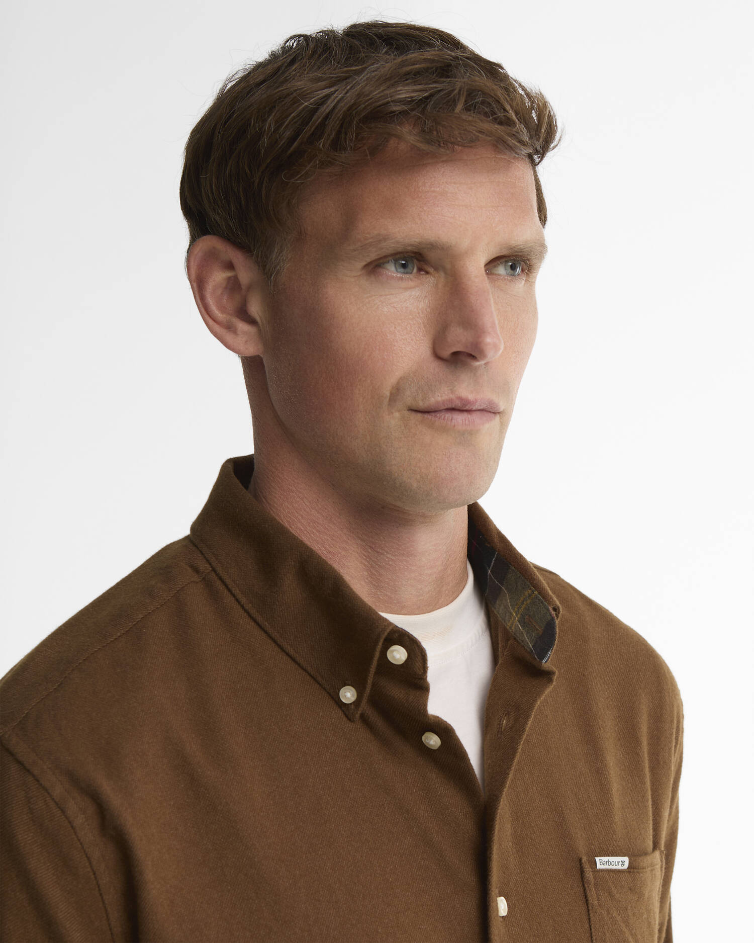 Sparrowhill Regular Long-Sleeved Shirt Dark Sand image number 3