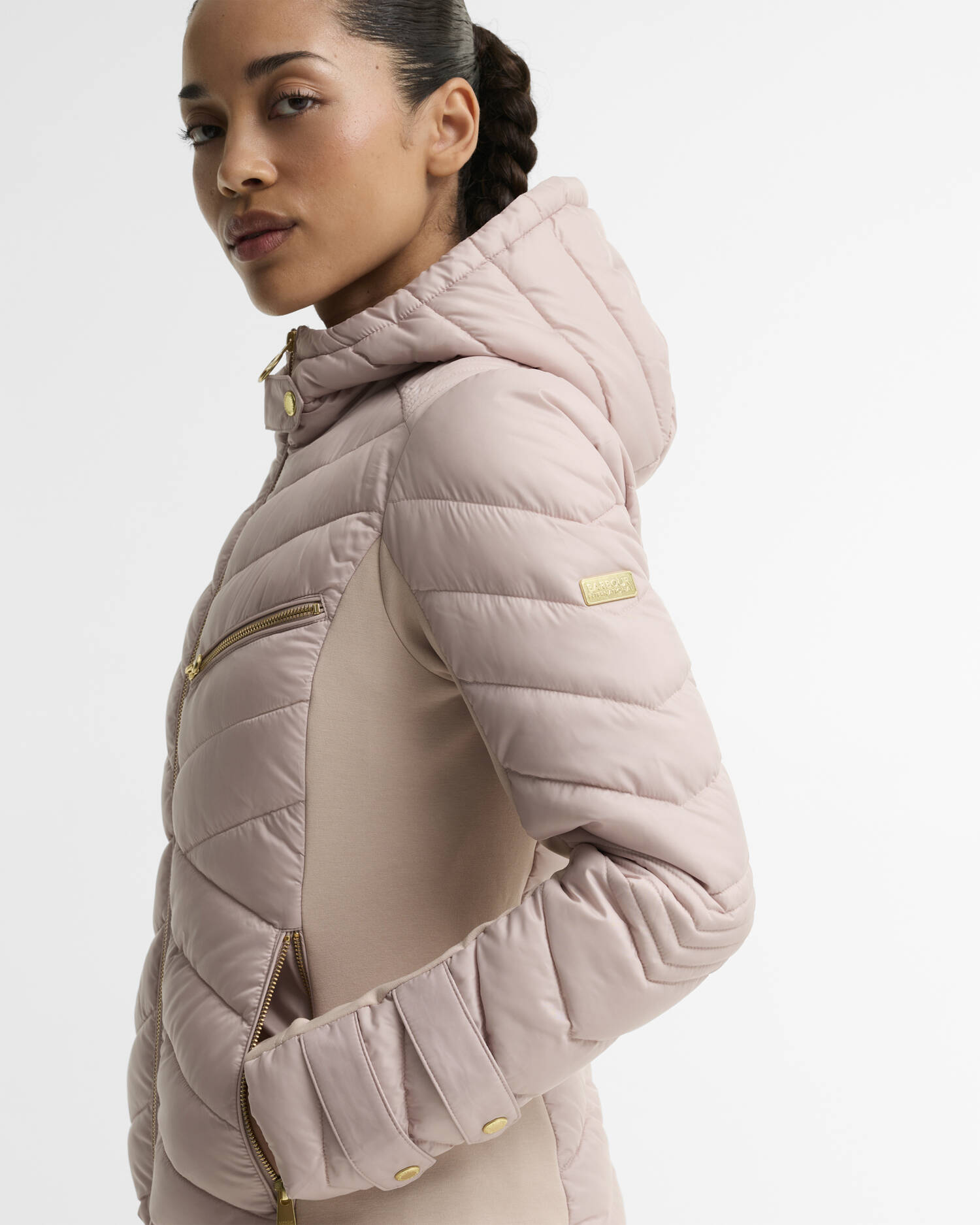 Salengro Quilted Jacket Nutmeg image number 4
