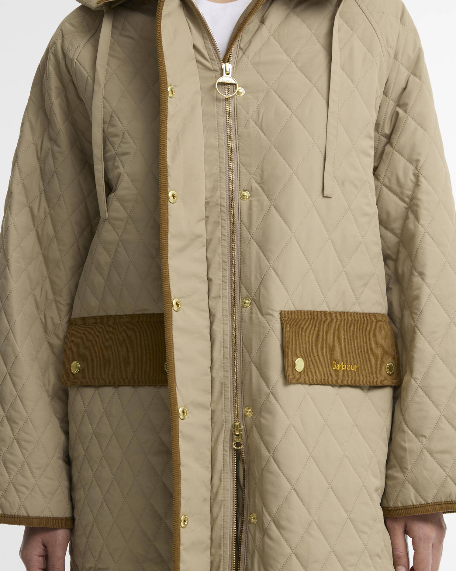 Ravensden Quilted Jacket Lt Trench/Ancient image number 4