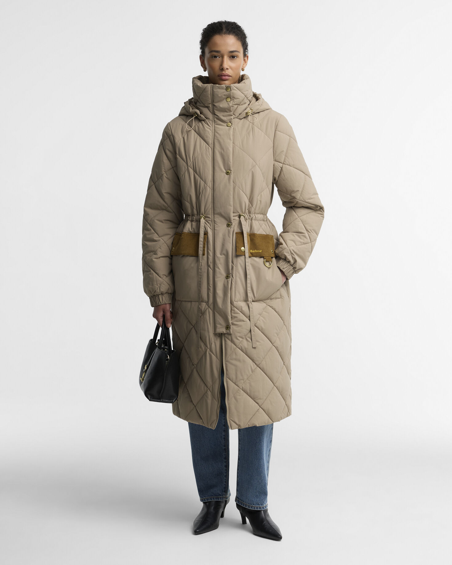 Alverstone Longline Puffer Jacket Lt Trench/Ancient