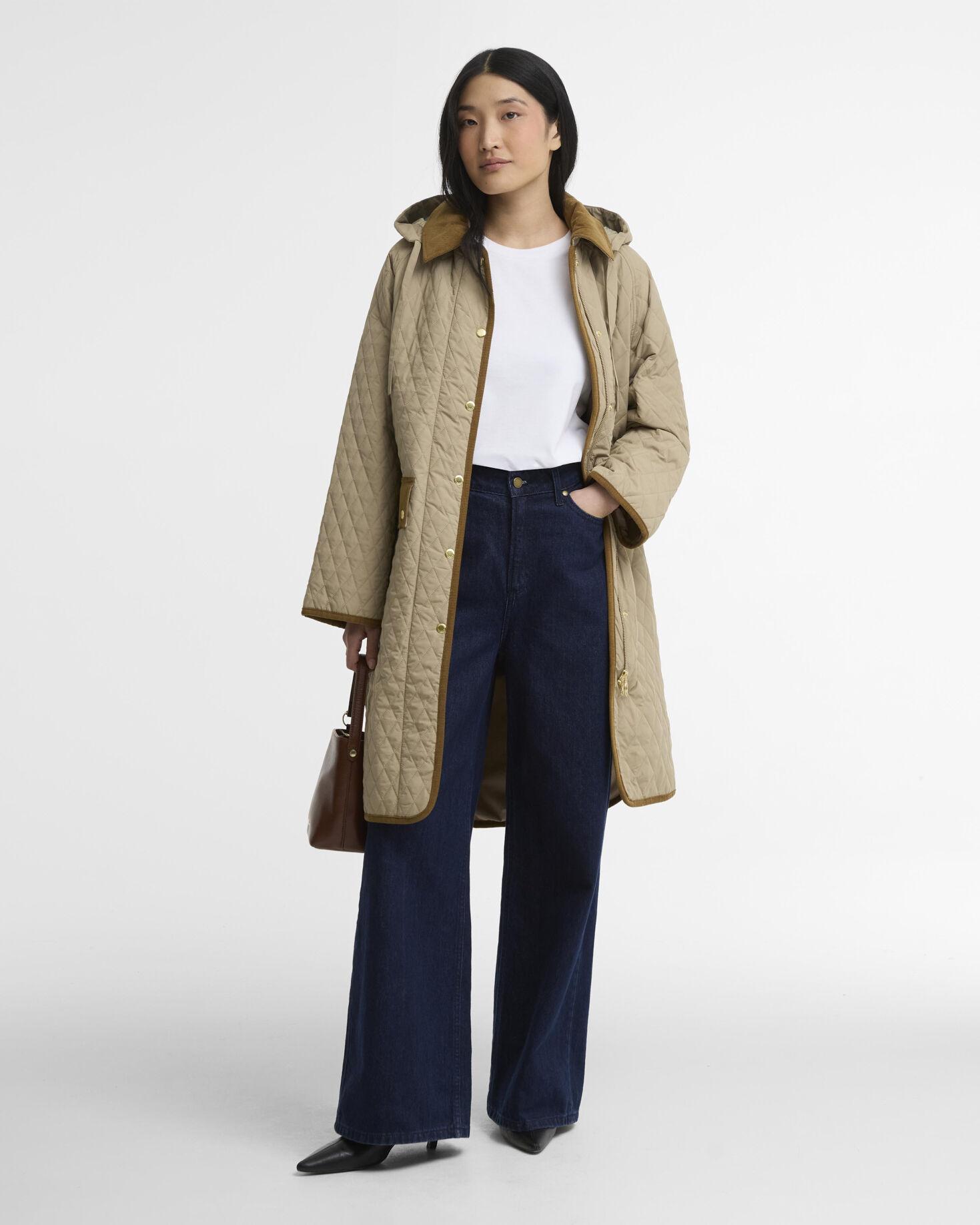 Ravensden Quilted Jacket Lt Trench/Ancient