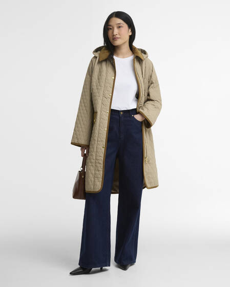 Ravensden Quilted Jacket Lt Trench/Ancient