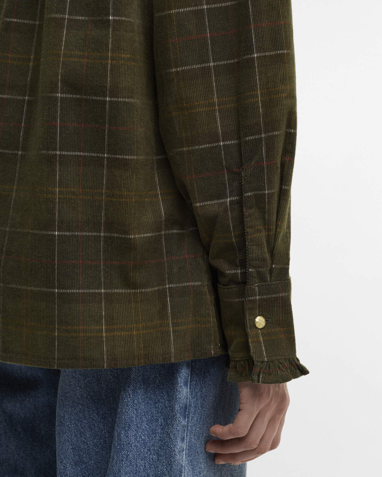 Shae Tartan Relaxed Shirt Sage/Classic Tartan