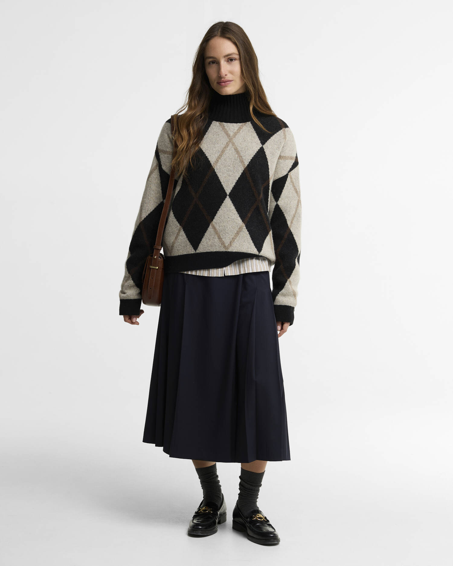 Marlow Argyle Wool Jumper Multi image number 1