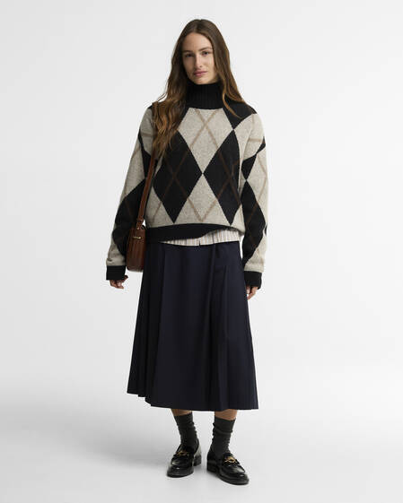 Marlow Argyle Wool Jumper Multi