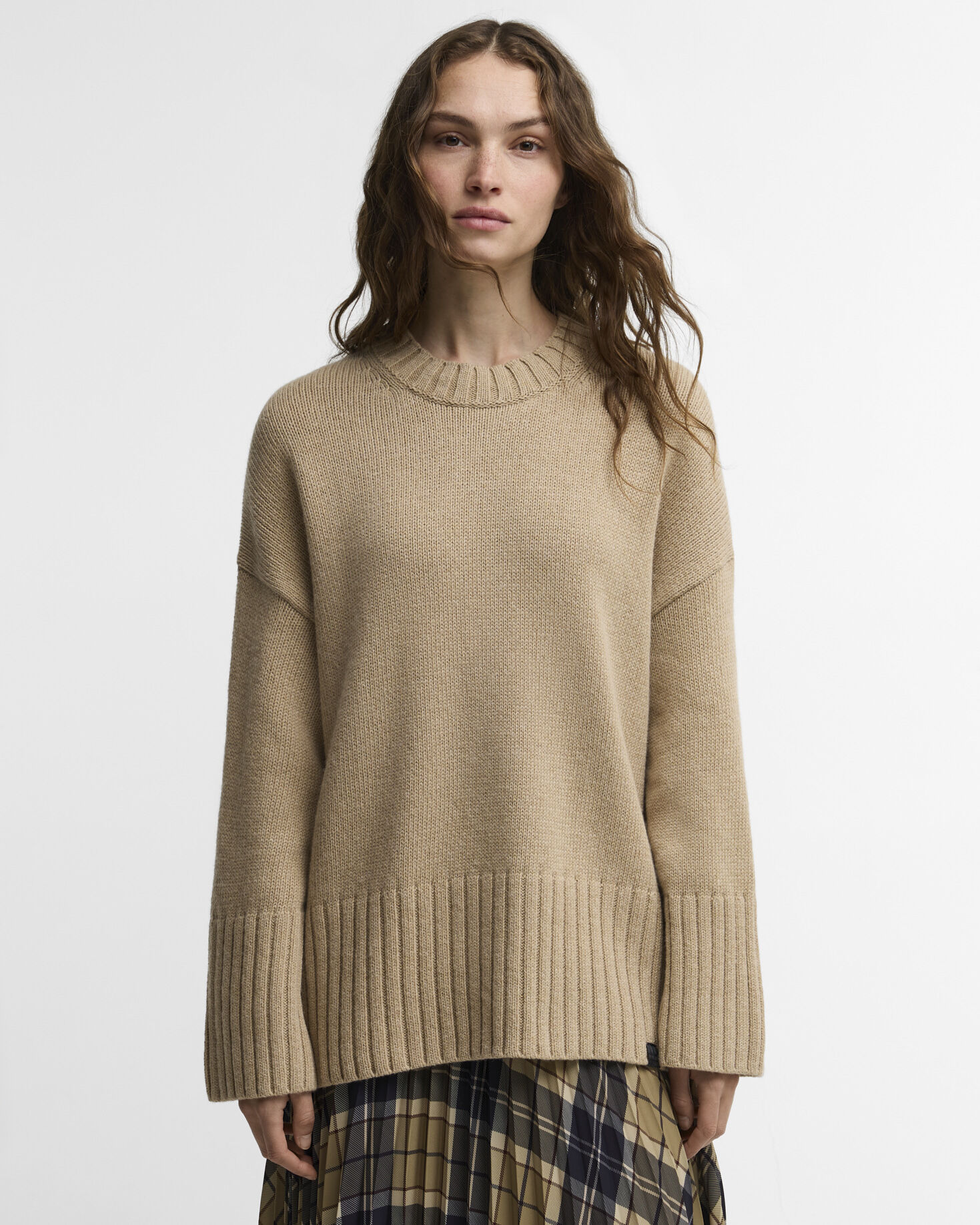 Gaia Crew Neck Jumper Warm Trench