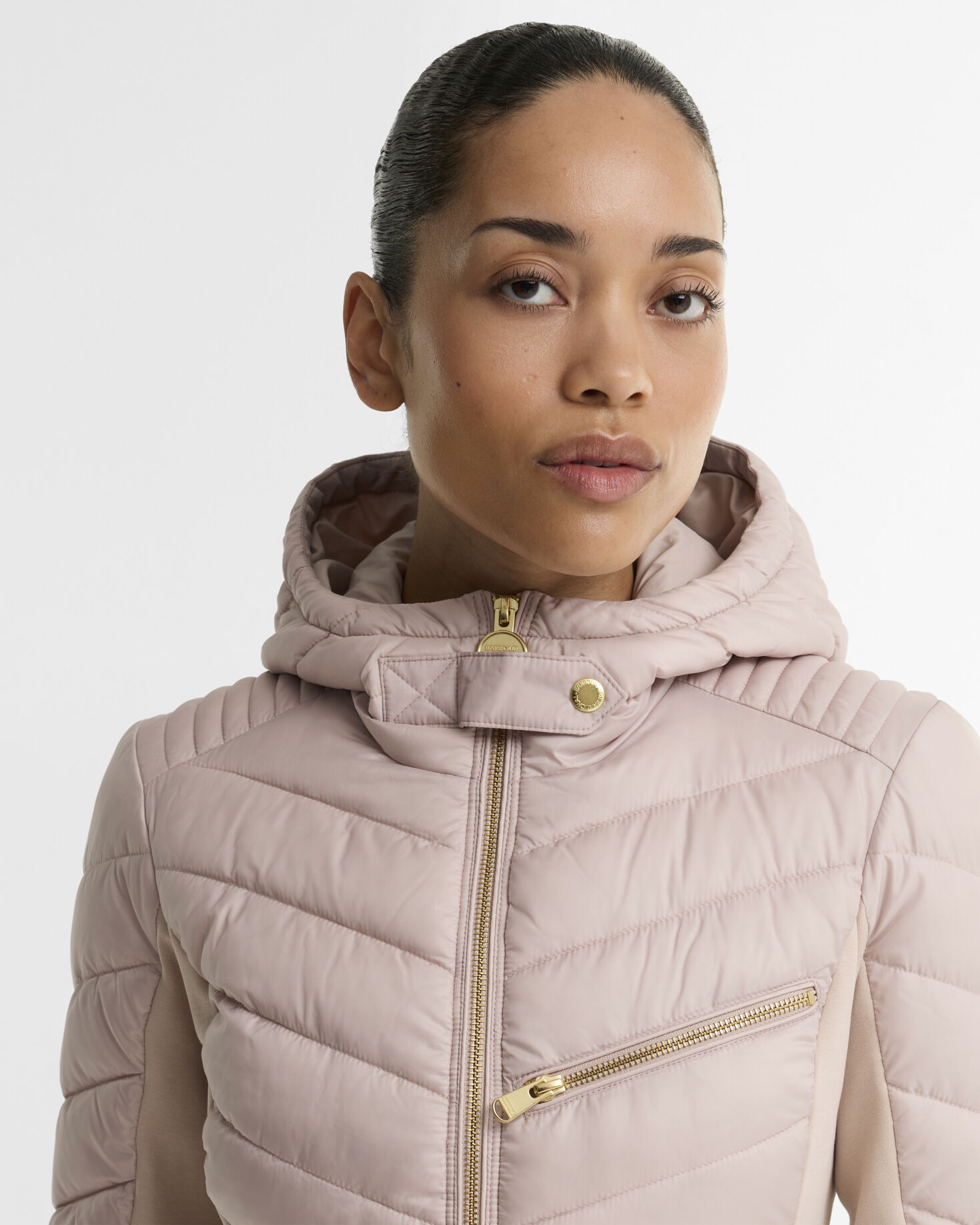 Salengro Quilted Jacket Nutmeg