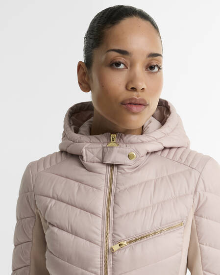 Salengro Quilted Jacket Nutmeg
