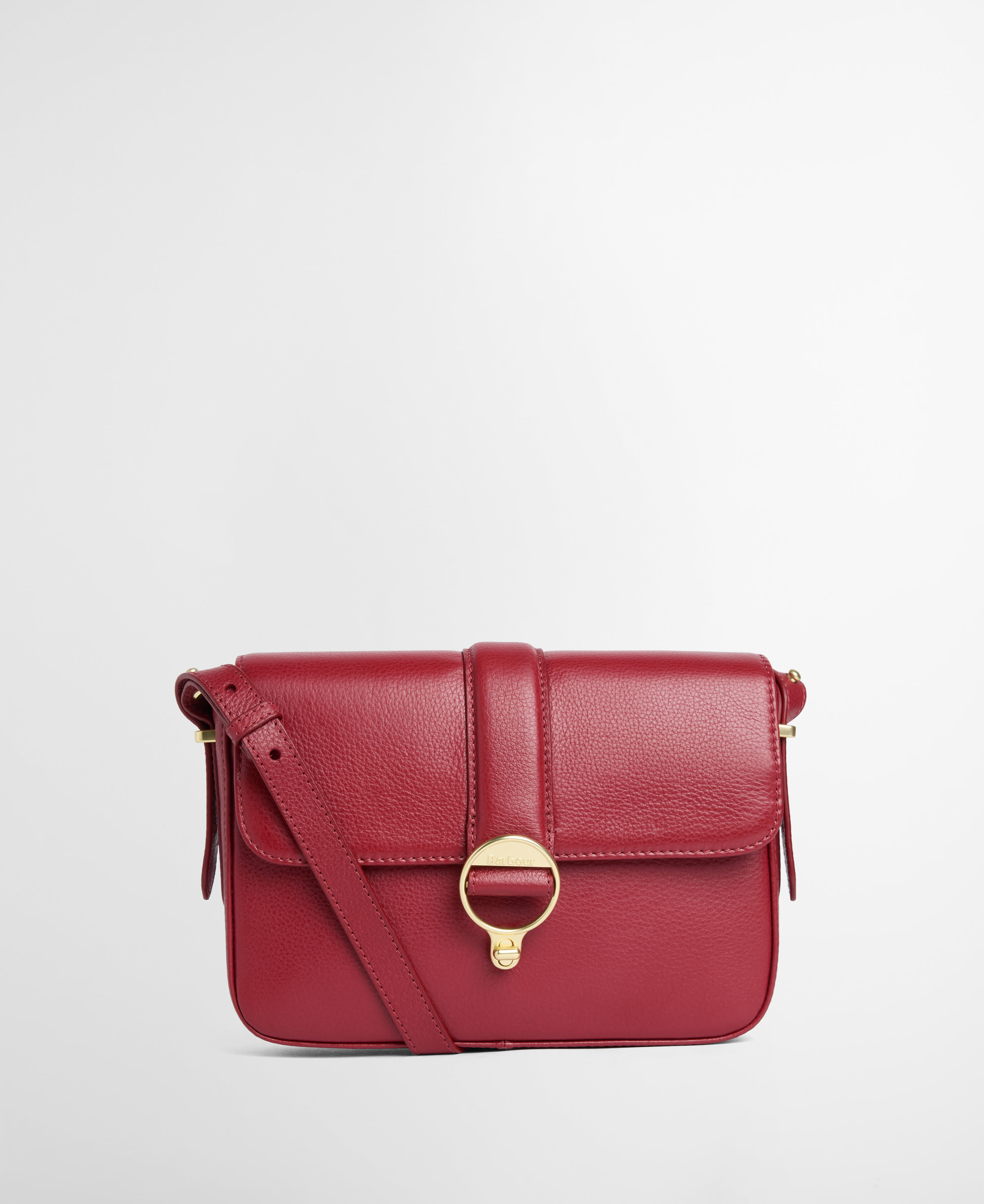 Rosa Leather Crossbody Bag Red