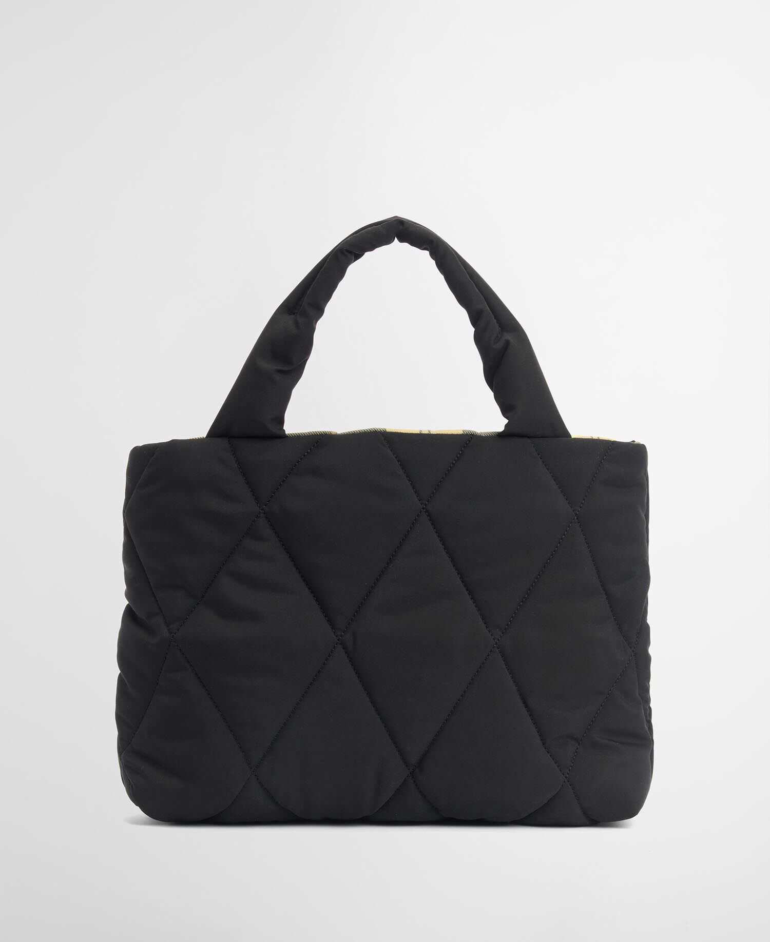 Mariah Quilted Mini Tote Bag Black/Ancient