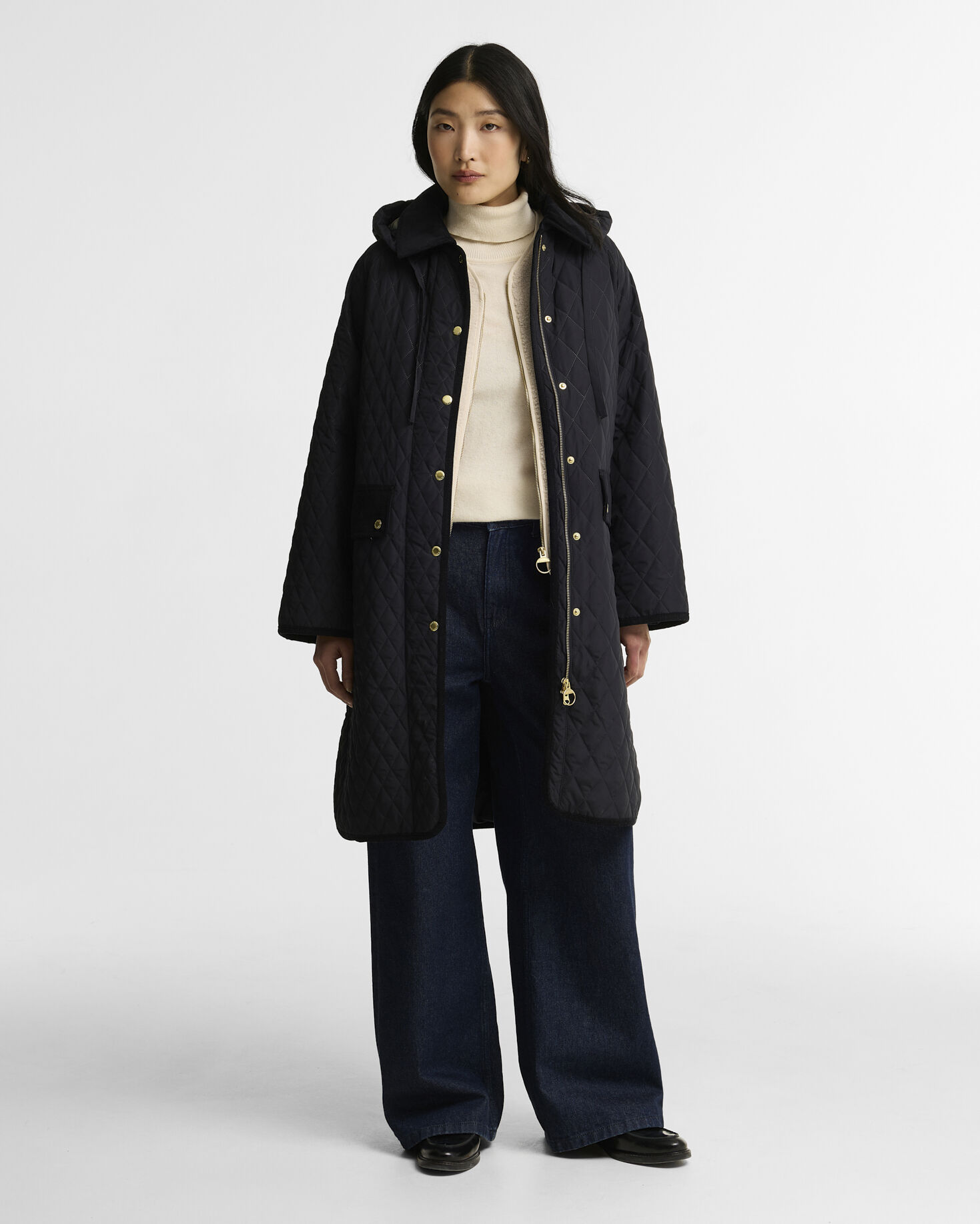 Barbour Steppjacke Ravensden Dk Navy/Ancient