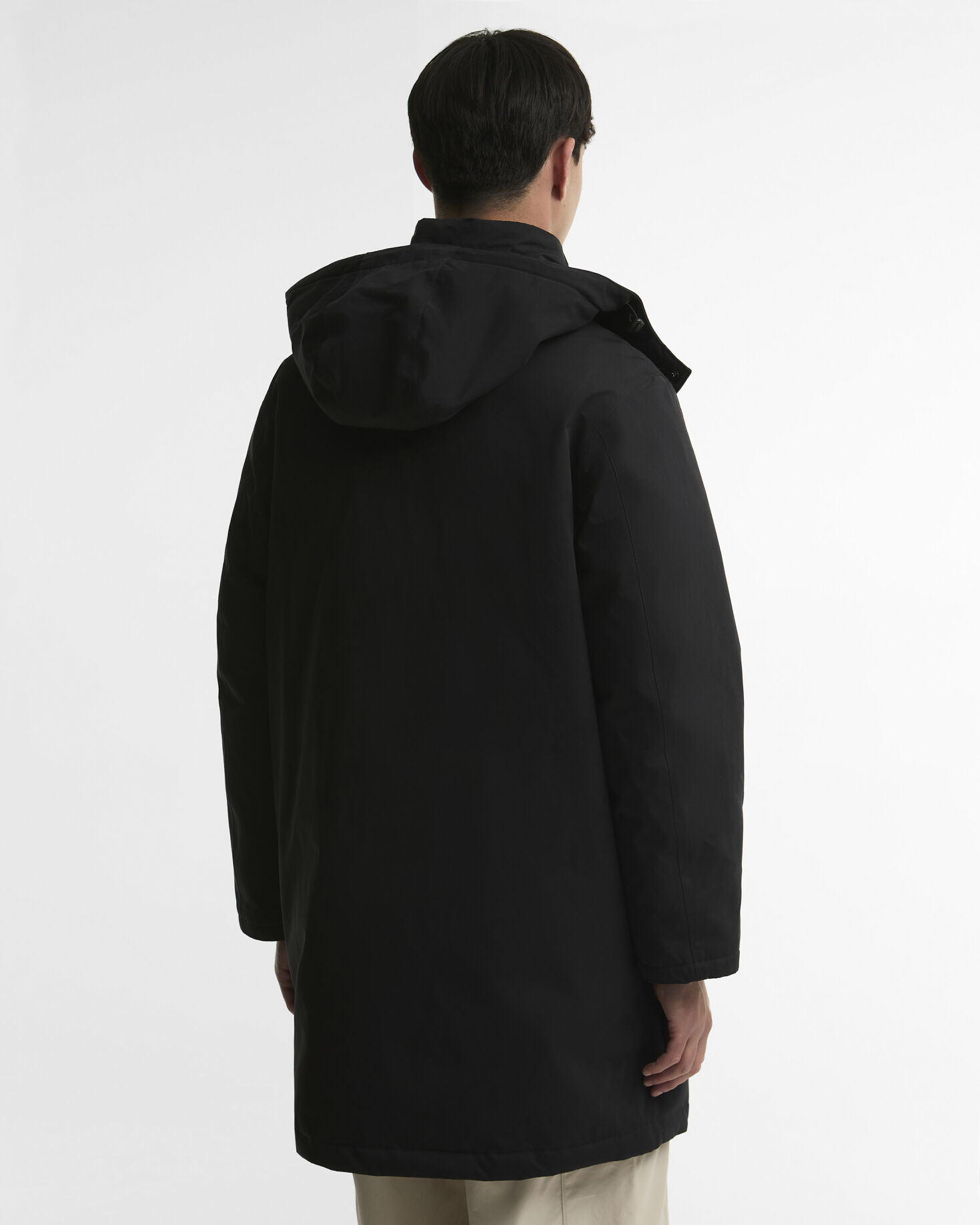 Oversized Border Waterproof Down Jacket Black