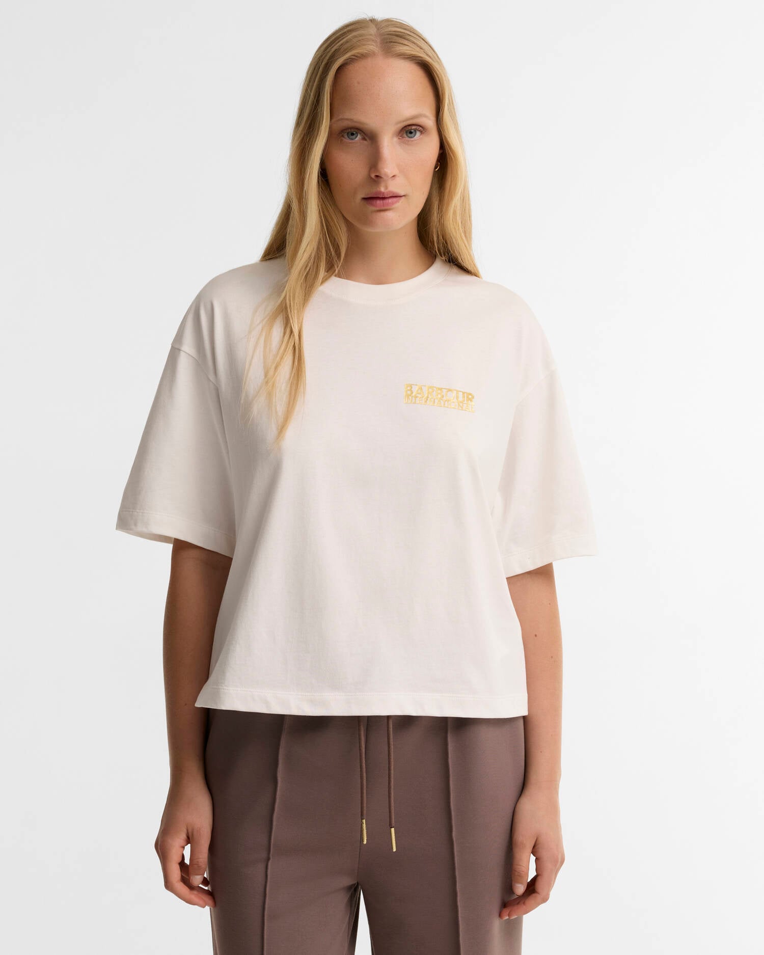 Amaya Logo T-Shirt Off White image number 0