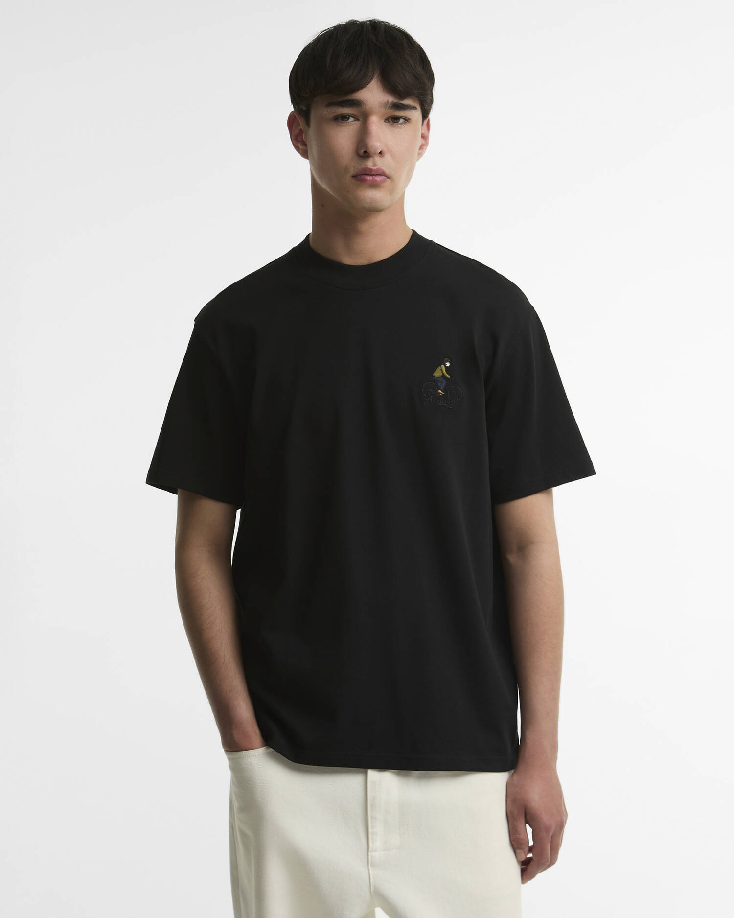 Trussford Bicycle Oversized T-Shirt Black image number 0