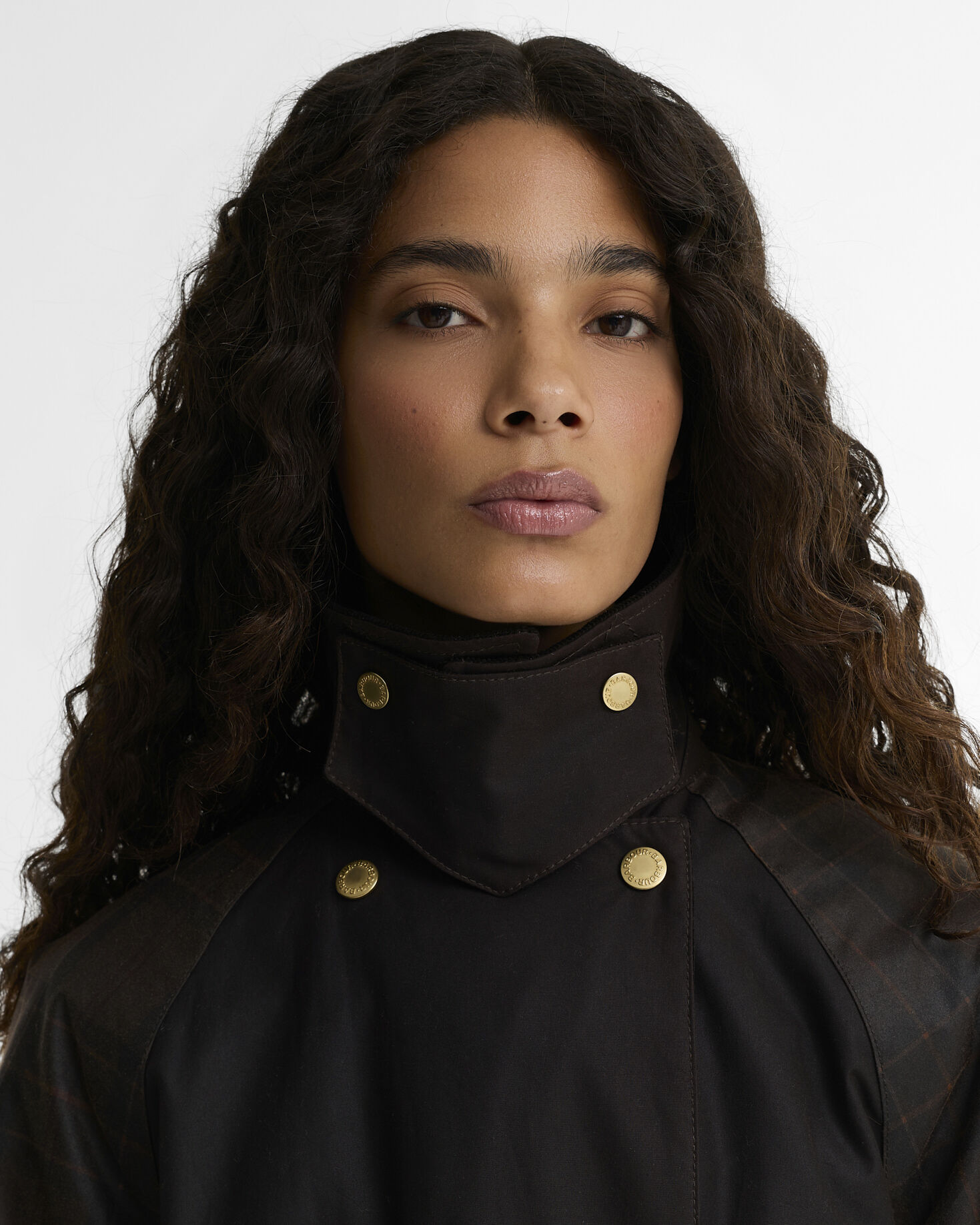 Elva Waxed Trench Coat Rustic/Muted/Mixed Tartan