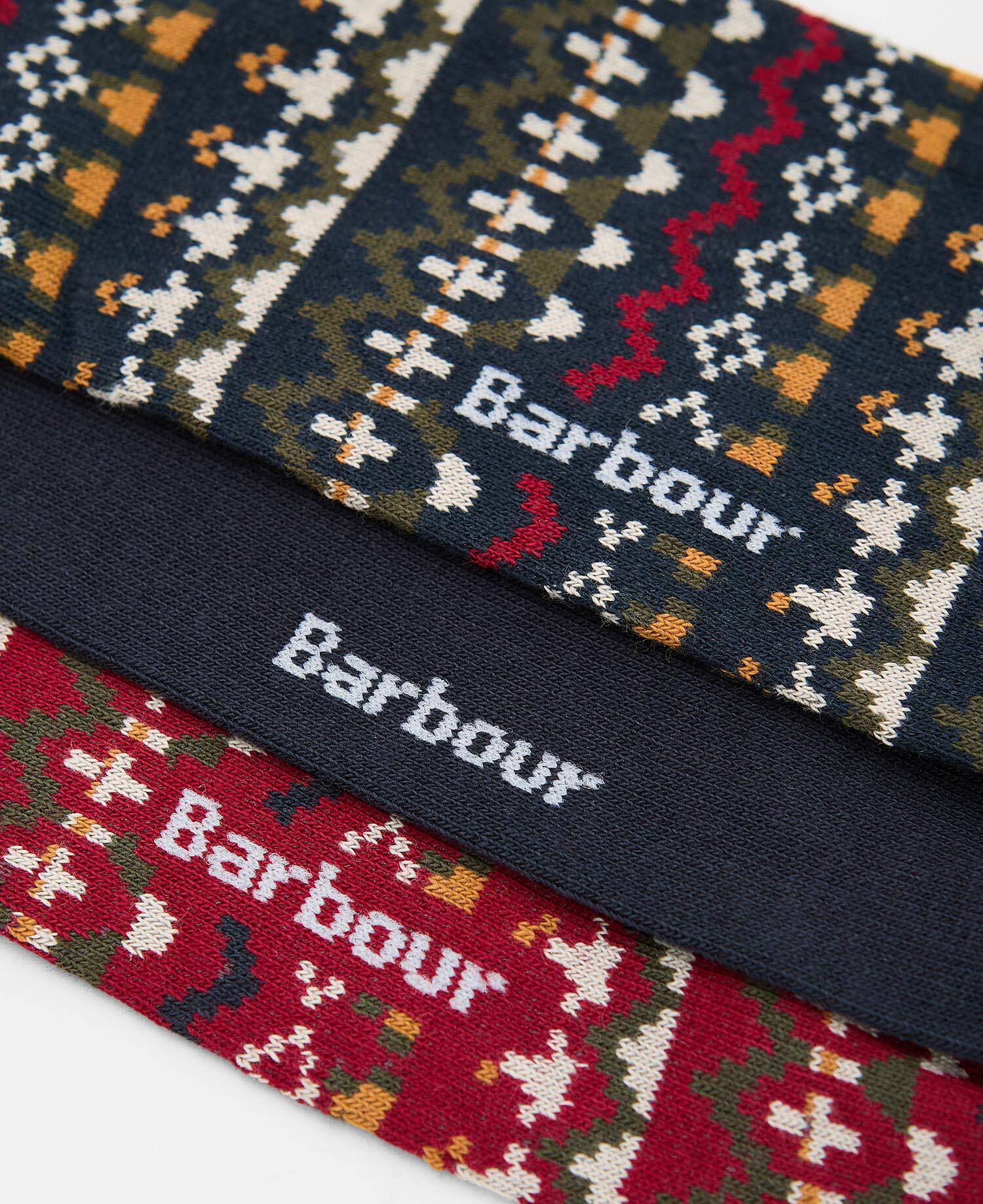 Geschenkset Socken Marlow Fair Isle Olive image number 1