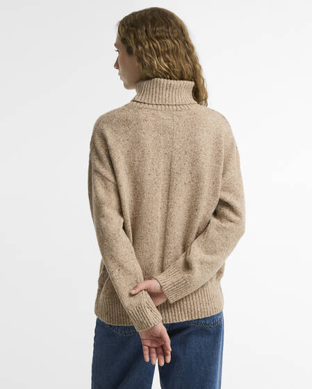 Stanford Fleck Rollneck Wool Jumper Warm Trench
