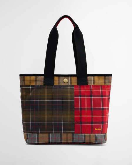 Mya Patchwork Tote Bag Classic/Cardinal/Dress