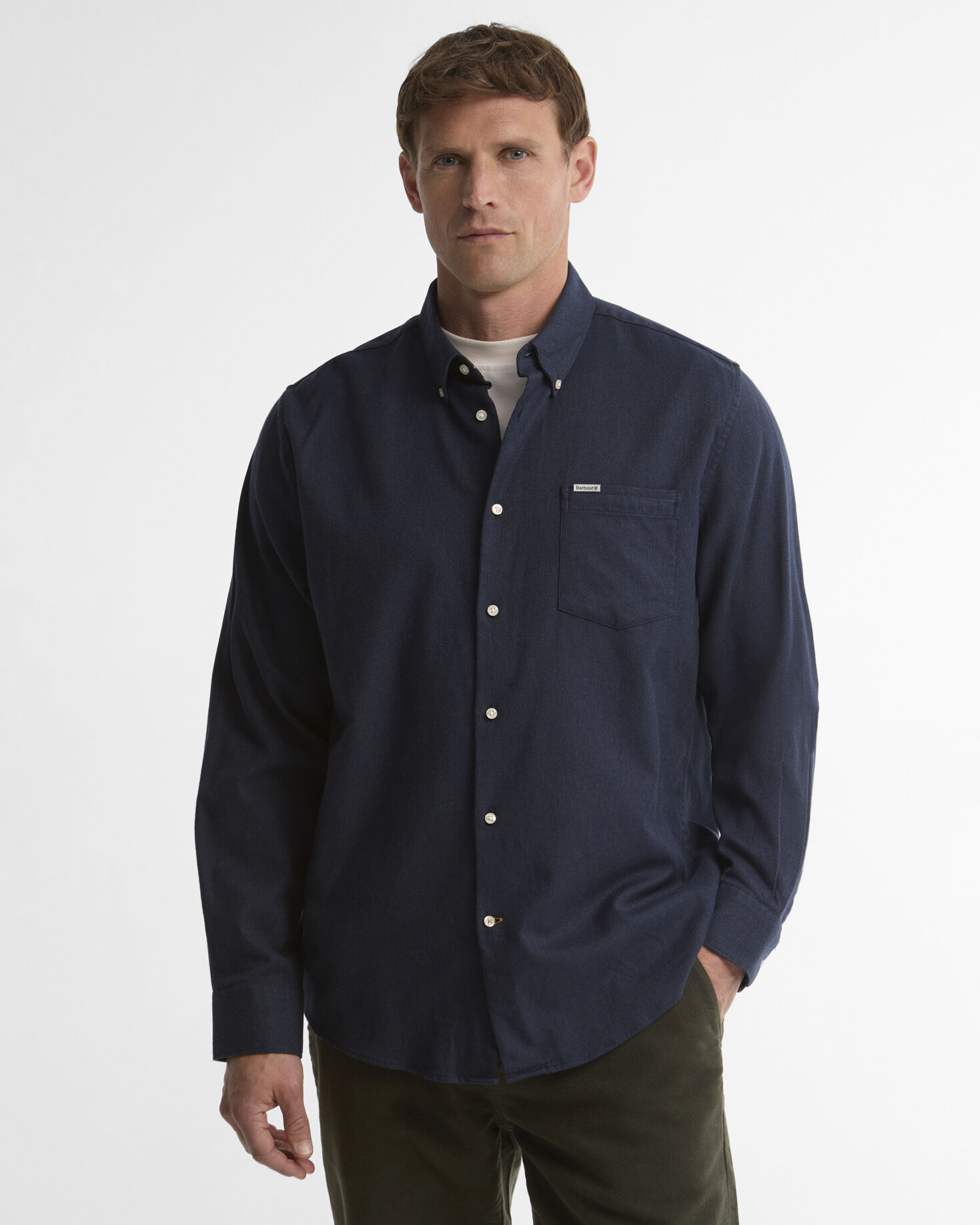 Sparrowhill Regular Long-Sleeved Shirt Navy